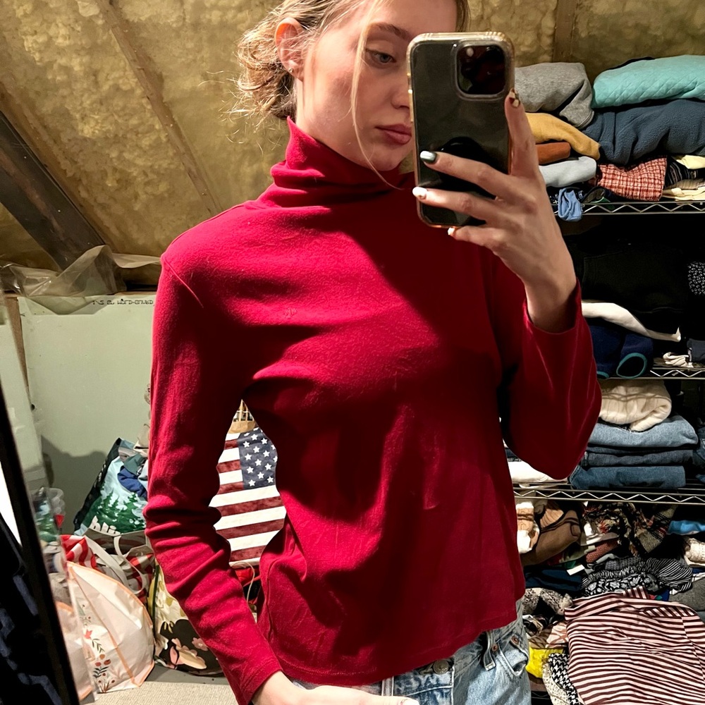 Ralph Lauren Red Turtleneck